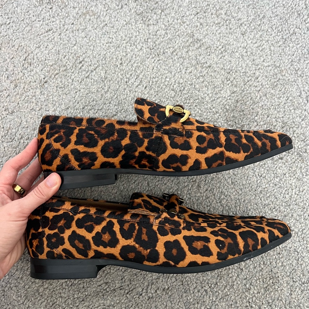 Men’s Aldo Ponyhair Cheetah Print Loafers - Picture 2 of 7